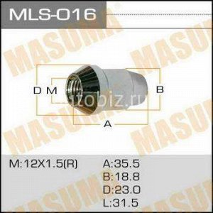 Гайка MASUMA  12x1.5 / под ключ=19мм *