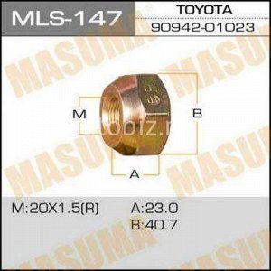 Гайка для грузовика MASUMA   OEM_90942-01023, 90942-01093 Toyota RH *