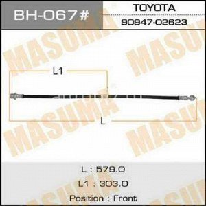 Шланг тормозной MASUMA T-  /front/  Camry, Vista ##V3# RH    (ранее был BH-067) *