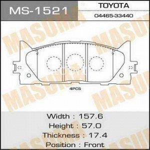 Колодки дисковые MASUMA  CAMRY/ ACV4# front  (1/10) *