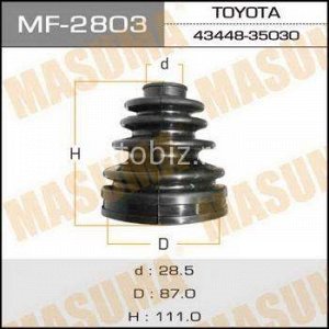 Пыльник ШРУСа MASUMA MF-2803  HILUX SURF/ #N180/ LAND CRUISER PRADO/ #J90 front in *