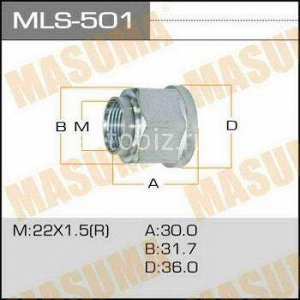 Гайка ШРУСа MASUMA  22x1,5x30,3/ 32 *