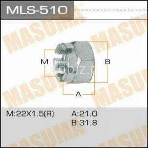 Гайка ШРУСа MASUMA  22x1,5x21/ 32 *