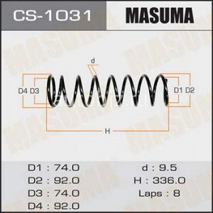 Пружина подвески MASUMA  rear CORSA/ EL53 *