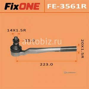 Наконечник рулевой тяги FIXONE  LAND CRUISER PRADO/ VZJ90W  RH   (1/10) *