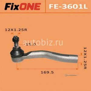 Наконечник рулевой тяги FIXONE  YARIS/ SCP10L  LH   (1/20) *