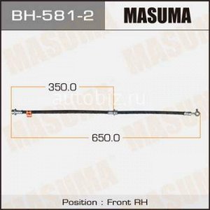Шланг тормозной MASUMA N-  /front/  X-TRAIL T31 RH *