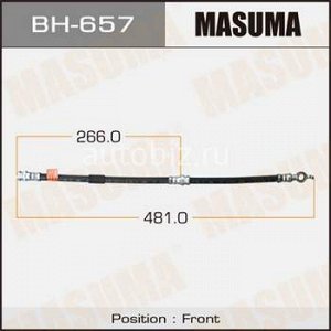 Шланг тормозной MASUMA Mz-  /front/  CX-7 ER3P *