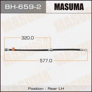Шланг тормозной MASUMA N-  /rear/  ALMERA N16E LH *
