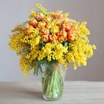 Новинки! Тюльпаны🌷 Мимоза! Букеты. Выдача с 1 марта. 1350р