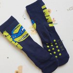 Носки утепленные с прорезиновыми стопами Черепашка Ниндзя