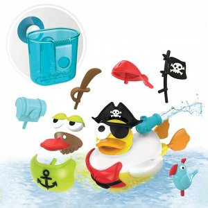 Игрушка для ванны Yookidoo Утка-пират с водометом и аксессуарами