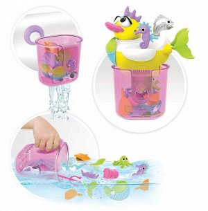 Игрушка для ванны Yookidoo Утка-русалка с водометом и аксессуарами