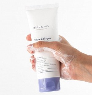 Mary May Очищающая пенка с коллагеном White Collagen Cleansing Foam