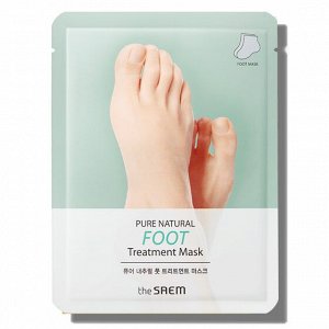 Маска-носочки для ног THE SAEM Pure Natural Foot Treatment Mask, 16гр
