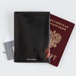 Обложка для паспорта "Футбольный мяч", ПВХ, полноцветная печать