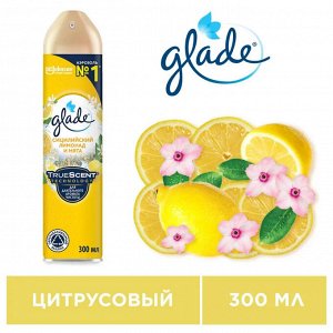 Освежитель Glade "Сицилийский лимонад и мята (цитрусовый)" 300 мл