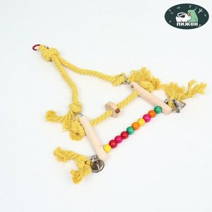 Качели для птиц, 22 х 35 см, микс цветов