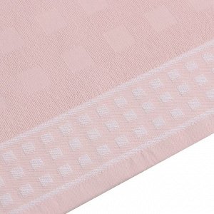 Полотенце махровое LoveLife "Square" 50х90 см, цвет бледно-розовый, 100% хл, 380 гр/м2
