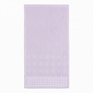 Полотенце махровое LoveLife &quot;Square&quot; 50х90 см, цвет светло-лавандовый, 100% хл, 380 гр/м2