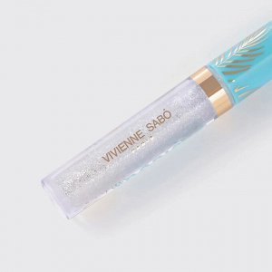 VS Блеск для губ «Tropique Gloss» тон 02, прозрачный с серебристым шиммером