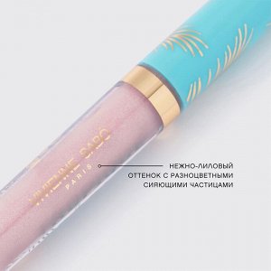 VS Блеск для губ «Tropique Gloss» тон 06, нежно-лиловый с сияющими частицами