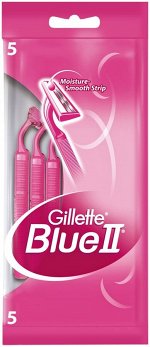 GILLETTE Women BLUE 2 однораз. станок  для бритьяд/ женщин (5 шт.), (розовый) 13277459