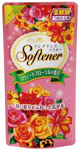 Кондиционер для белья "Softener Sweer Floral" (с антибактериальным эффектом и нежным цветочным ароматом) 500 мл, мягкая упаковка / 20