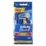 GILLETTE BLUE 2 PLUS UltraGrip однораз. станок ( 14шт)