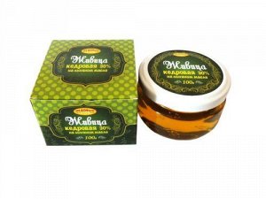 Живица кедровая на льняном масле 30 %