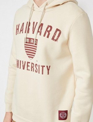 Толстовка с капюшоном Harvard с принтом по лицензии