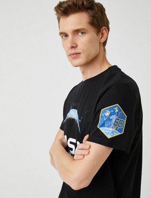 Лицензионная футболка NASA с принтом