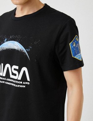 Лицензионная футболка NASA с принтом