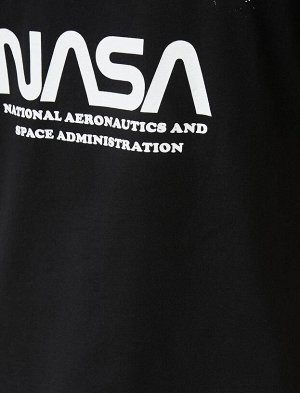 Лицензионная футболка NASA с принтом