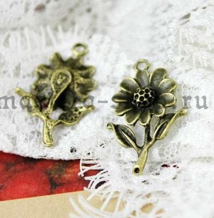 Винтажная подвеска Ромашка