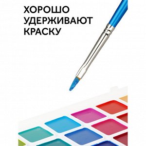 Набор кистей Гамма &quot;&quot;Классические&quot;&quot; 5шт., синтетика, круглые № 1, 3, 5, плоские № 5, 8