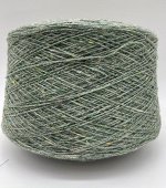 Пряжа для вязания Zegna Baruffa, 100 гр., Fancy Yell 100% меринос Supershetland 500м/100г Зеленый меланж меланж