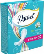 DISCREET Женские гигиенические прокладки на каждый день Deo Spring Breeze Trio 60шт