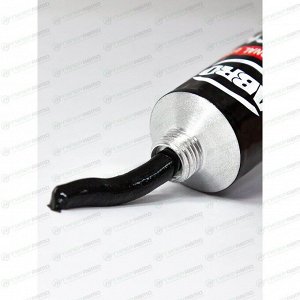 Герметик-прокладка ABRO Black RTV Silicone Gasket Maker, силиконовый, черный, туба 85г, арт. 12-AB