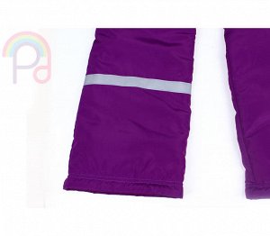 Теплые штаны для девочки фиолетовый,рост 128-158 Цвет: фиоле