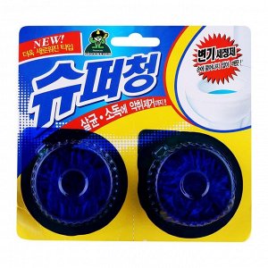 KR/ SANDOKKAEBI Очищающая таблетка для унитаза SUPER CHANG, 2шт*40г