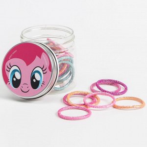 Набор резинок для волос в банке "Пинки Пай", 20 шт, My Little Pony   7162736