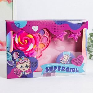 Набор детской косметики и аксессуаров Super girl