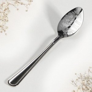 Ложка чайная с гравировкой «Любимая мама», в подарочной коробке, 3x14 см