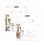 Обложка 212х347 мм для тетрадей и дневника Lovely Friends пластиковые набор 12 шт., 80мкм 55183 Erich Krause {Россия}