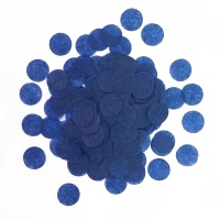 521161 Конфетти "Кружки", тишью, синие, 7 г, 1 см