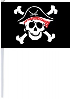 712009 Флаг Пират 14х20 см