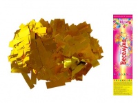 8230-Gold Пневмохлопушка "Золотое конфетти", 30 см