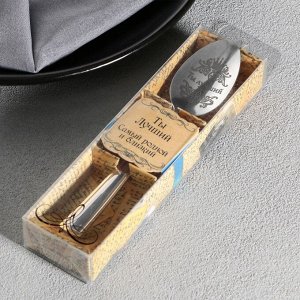 Ложка чайная с гравировкой «Ты Лучший», в подарочной коробке, 3x14 см