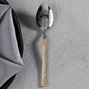 Ложка чайная с гравировкой «Ты Лучший», в подарочной коробке, 3x14 см